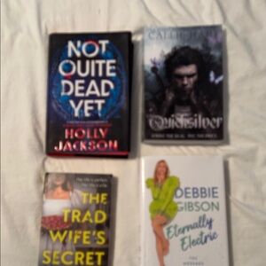 Set of Four Paperback & Hardcover Books